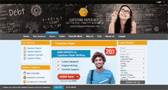 Desktop Screenshot of capstonepaper.net